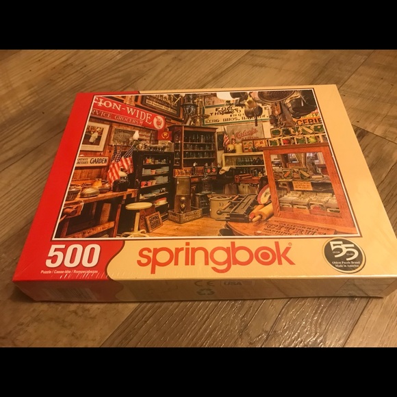 New w/ wrap on box, Vintage themed Americana Puzzle, 500 pieces - Picture 5 of 9